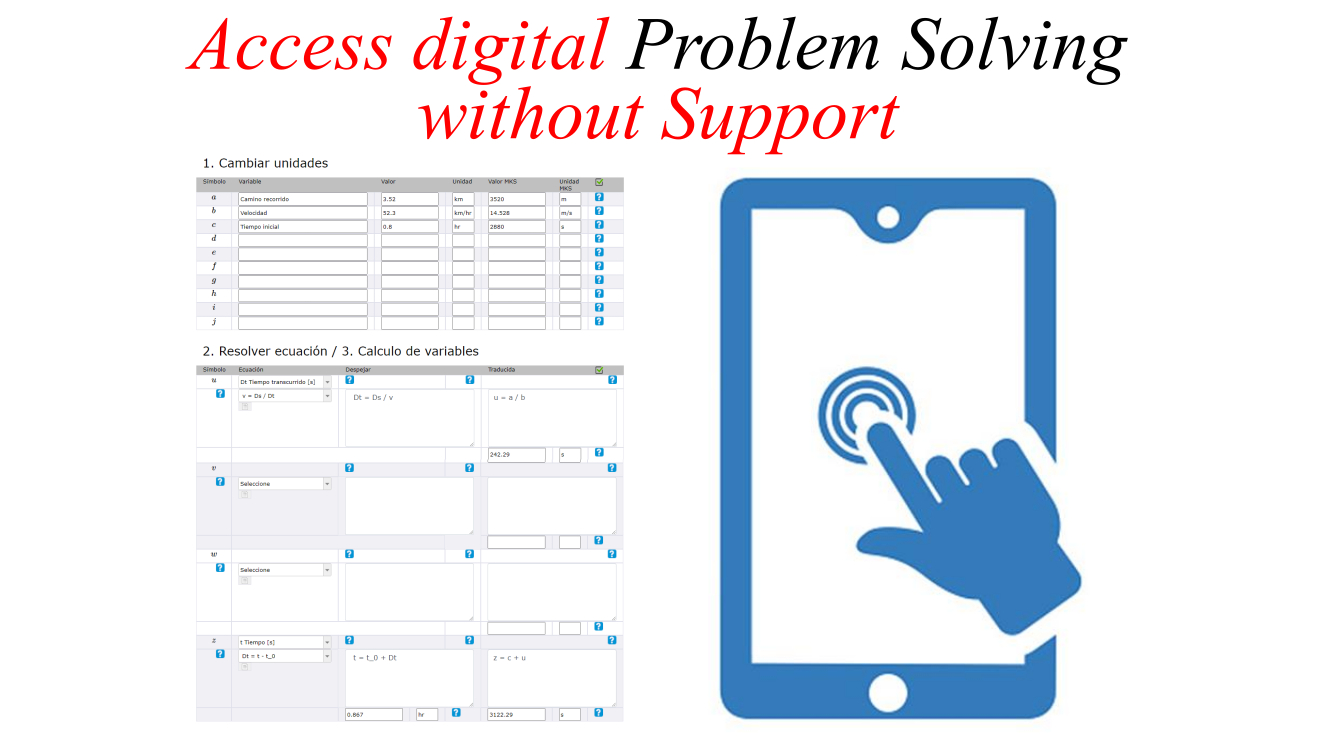 Access digital Problem Solving without Support
