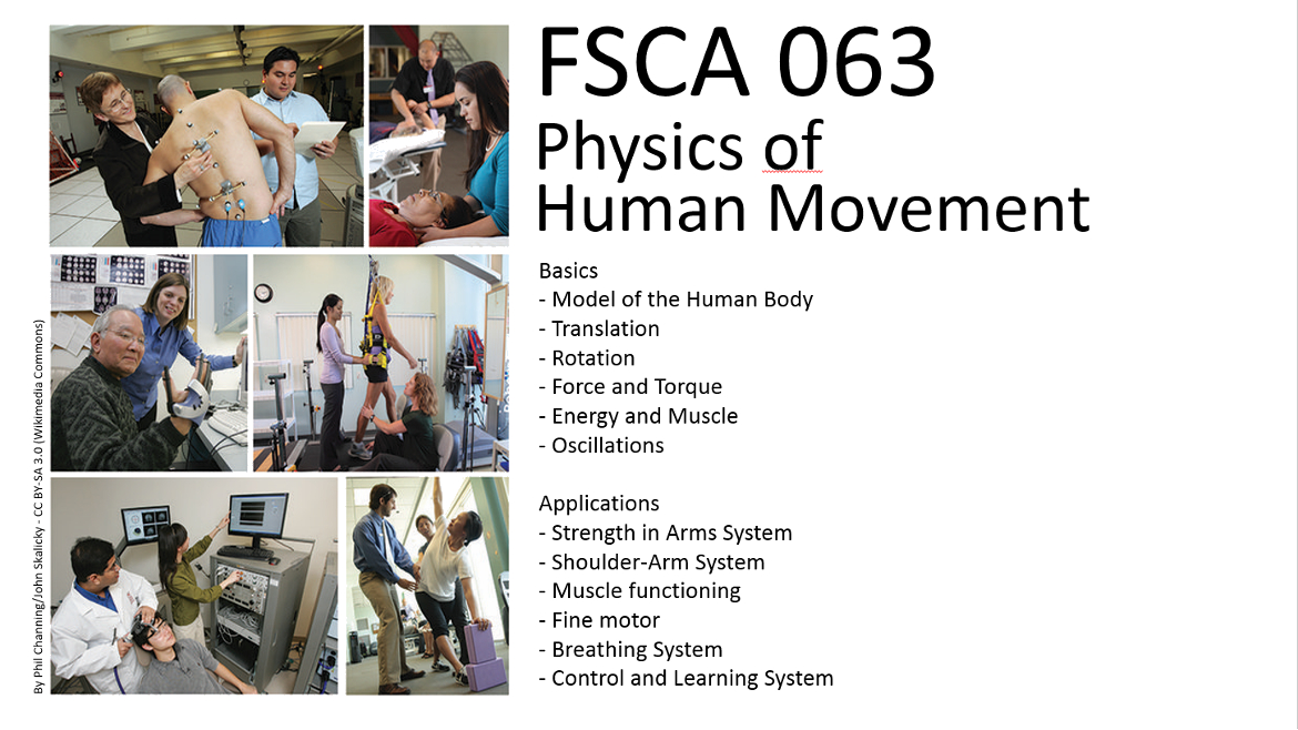 UACh-FSCA063 - Physics of Human Movement